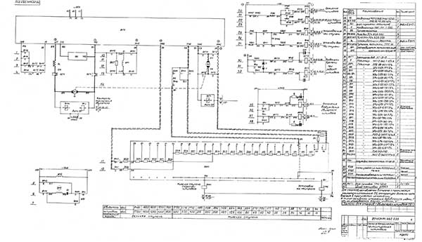 Електрична схема координатно-розточувального верстата 2Е450АФ1